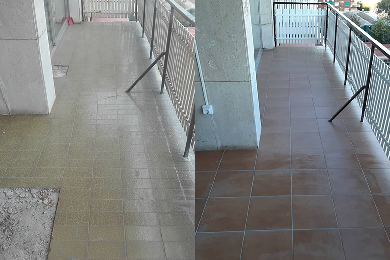 Terrat rehabilitat amb impermeabilització nova